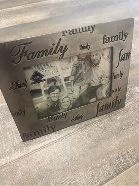 Fetco Silver 'Family' Metal Picture Frame